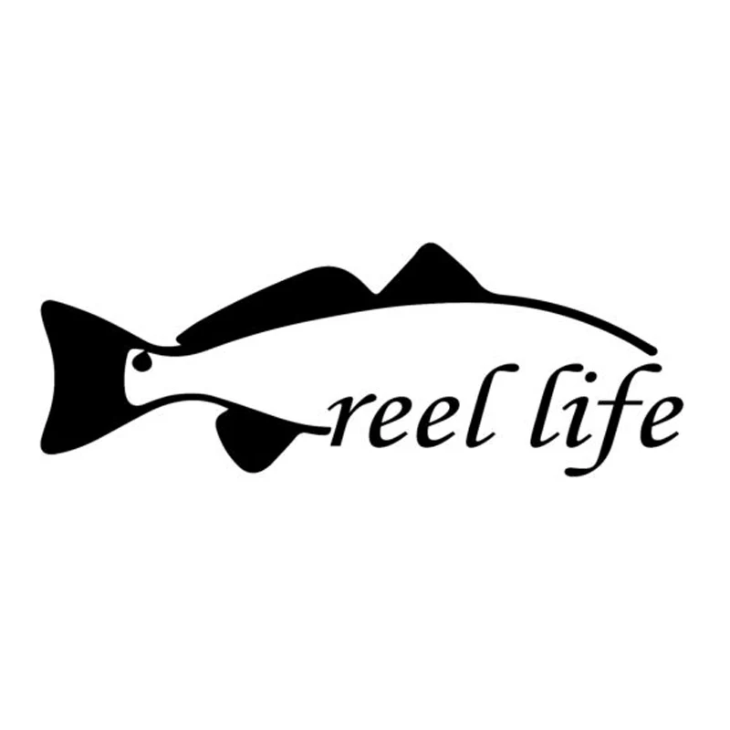 35cm Reel Life Fashion Fish Car-Styling Car Sticker Vinyl Decal