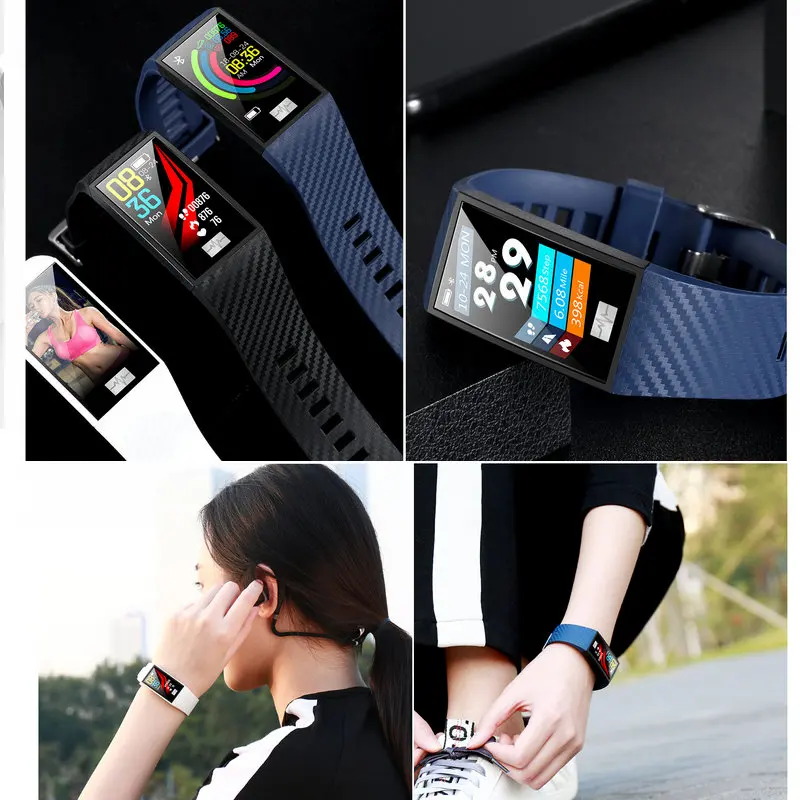 Умный Браслет ЭКГ сердечного ритма приборы для измерения артериального давления