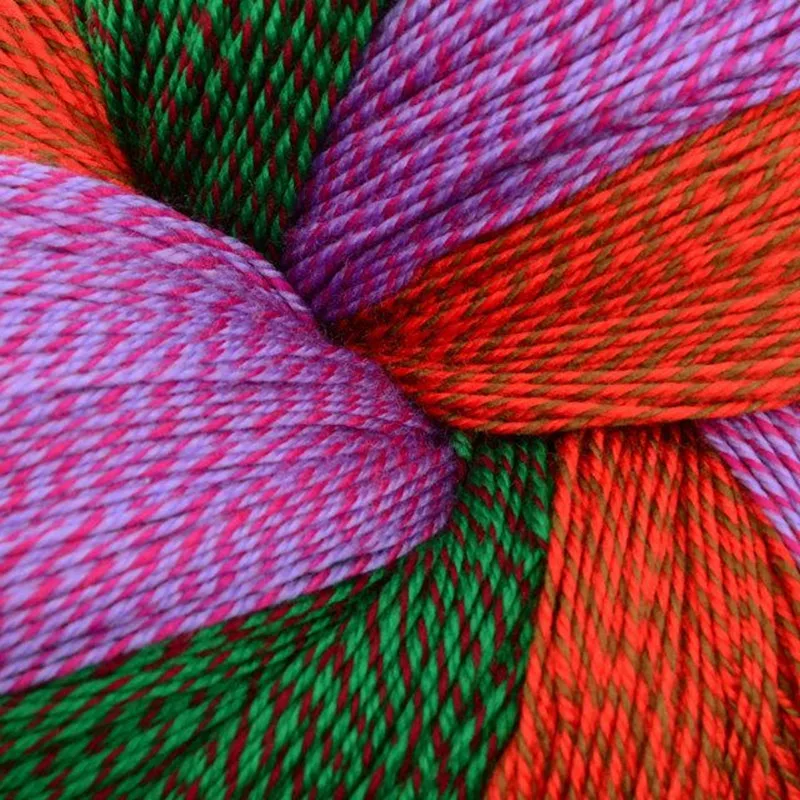 Шерстяная акриловая пряжа для вязания Kint CraftsEco-Friendly крашеное дерево Skein Nitki Garen Laine