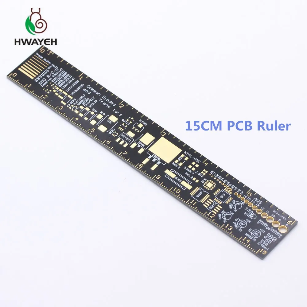Многофункциональная линейка PCB 15 см 20 25 для электронных инженеров любителей Arduino