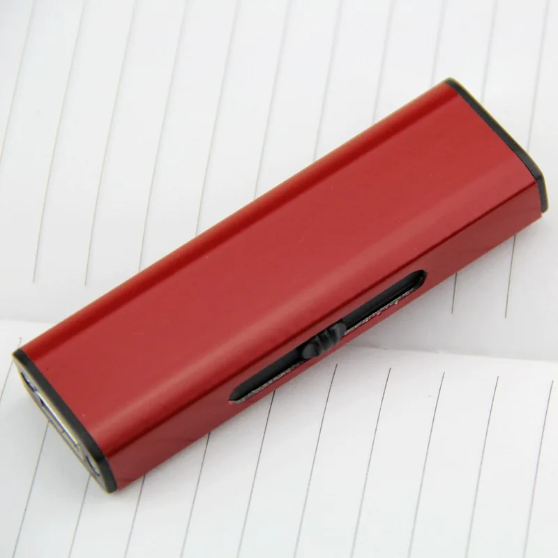 Мини USB Электронная перезаряжаемая Зажигалка металлическая беспламенная