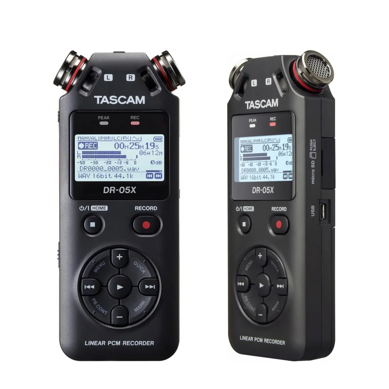 Новая версия TASCAM DR05X DR 05X ручной профессиональный портативный цифровой диктофон