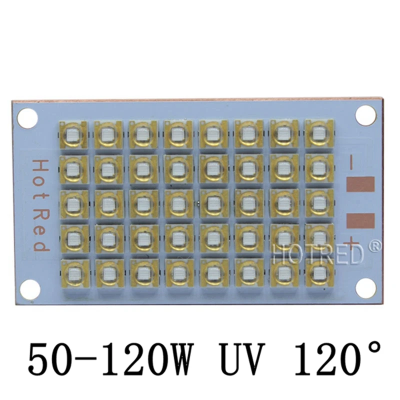 Новый 50 Вт 100W120W когда либо светильник УФ 395nm 400nm COB лампы светодиодный чип диод