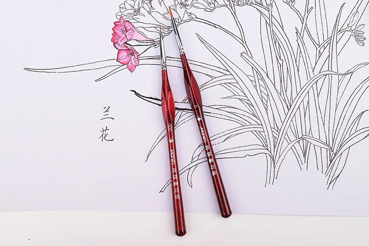 1 шт Кисть для рисования миниатюрная деталь Fineliner Nail Art кисти для рисования волк половина краски кисти для акриловых красок принадлежности