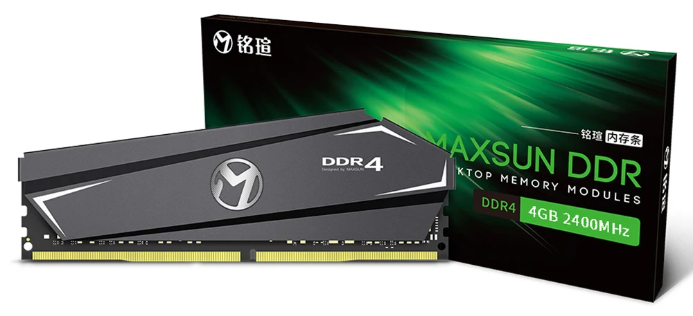 MAXSUN оперативная Память ddr4 8 ГБ/16 ГБ настольная оперативная память s 4 Гб Память 2400 МГц напряжение памяти 1,2 в пожизненная гарантия 288pin Flash один эффективный ram