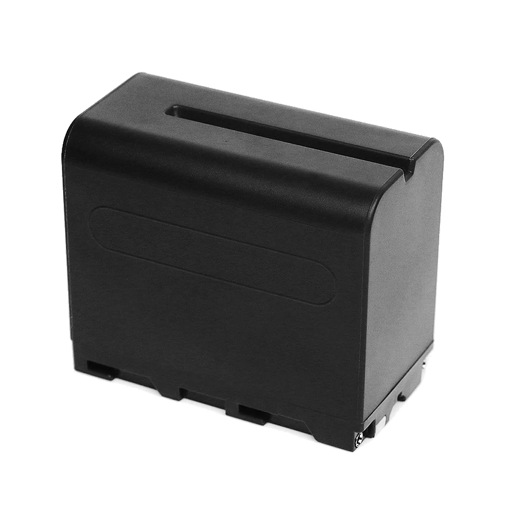 Аккумуляторная литий ионная батарея для фотоаппарата NP F970 6600mAh светодиодный