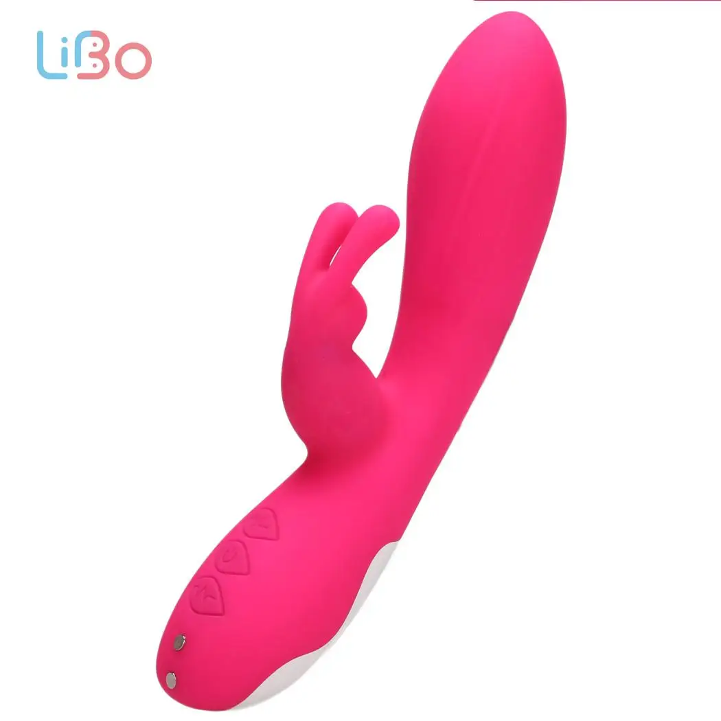 Ли Бо Вибратор Кролик G-Spot секс-игрушки для женщин частоты стимуляции Силиконовый