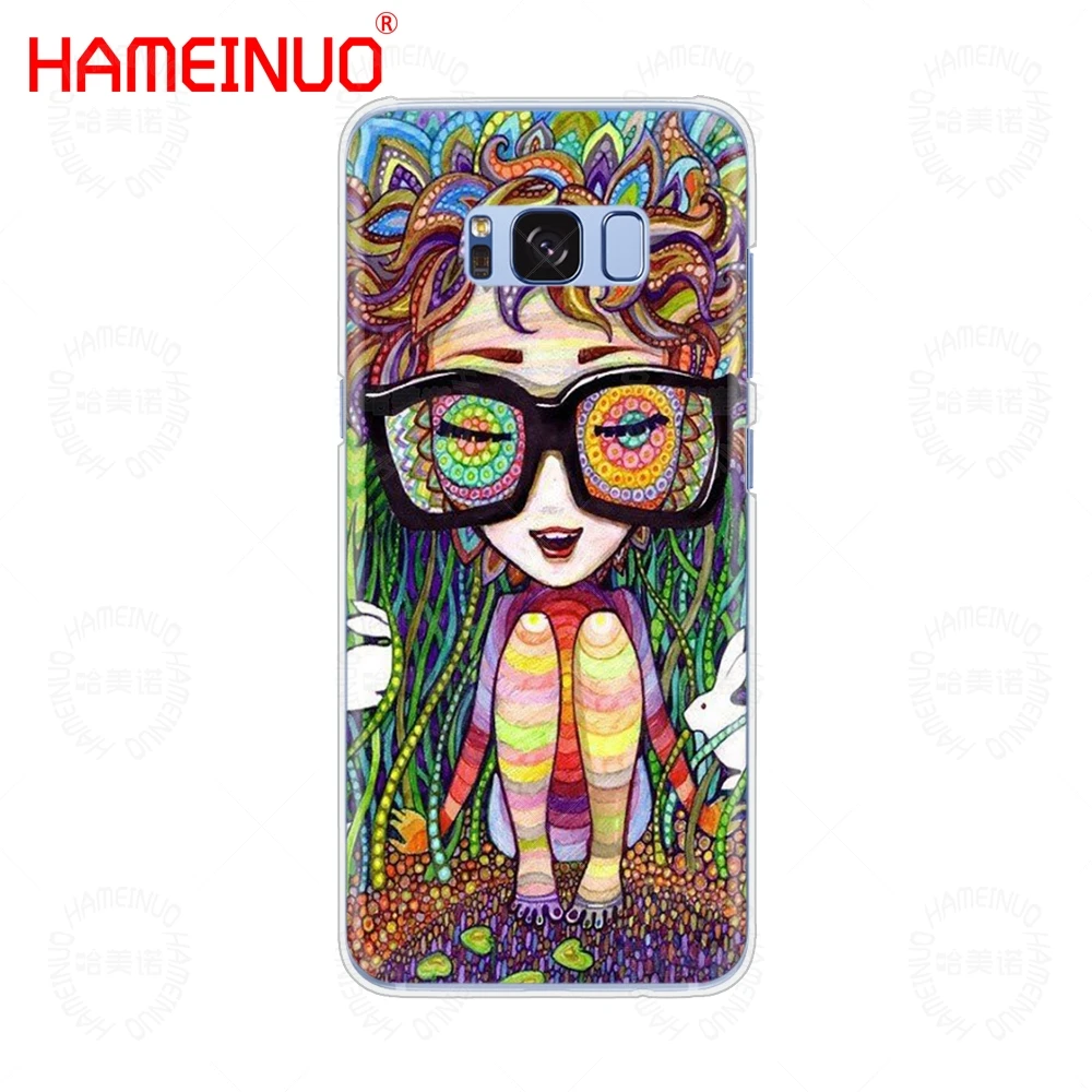 HAMEINUO Hippy Hippie Psychedelic Art Peace Чехол для мобильного телефона Samsung Galaxy S9 S7 edge PLUS S8 S6 S5 S4 S3