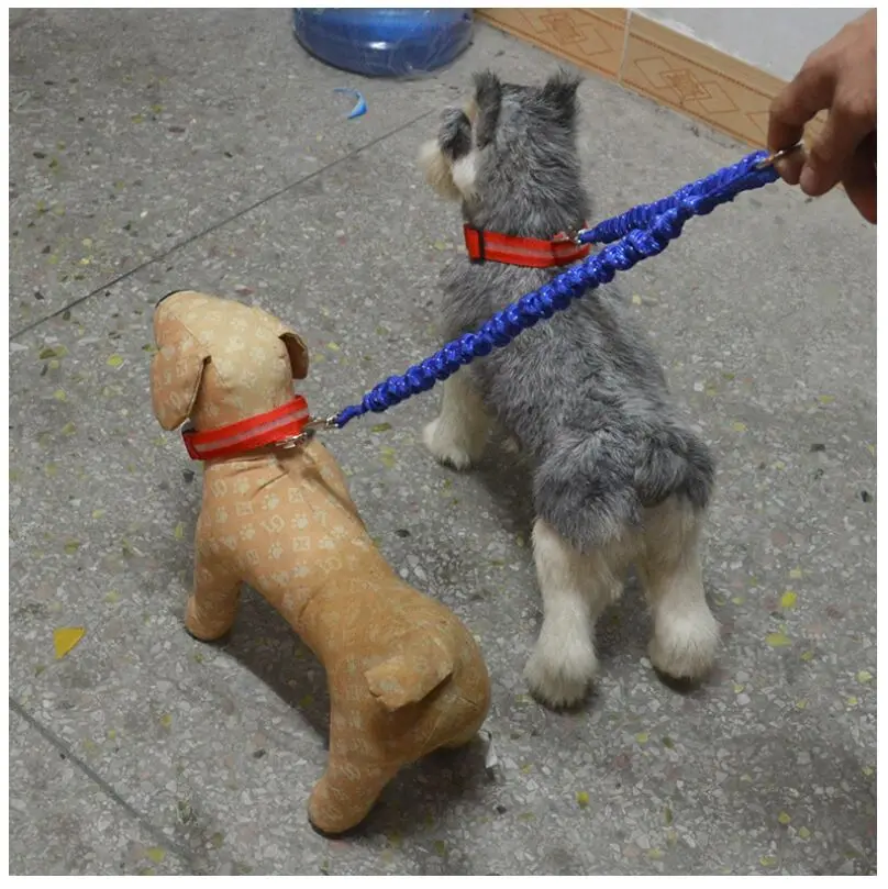 Эластичный поводок для собаки двойной собак кошек прогулок двух сплиттер D396 | Дом