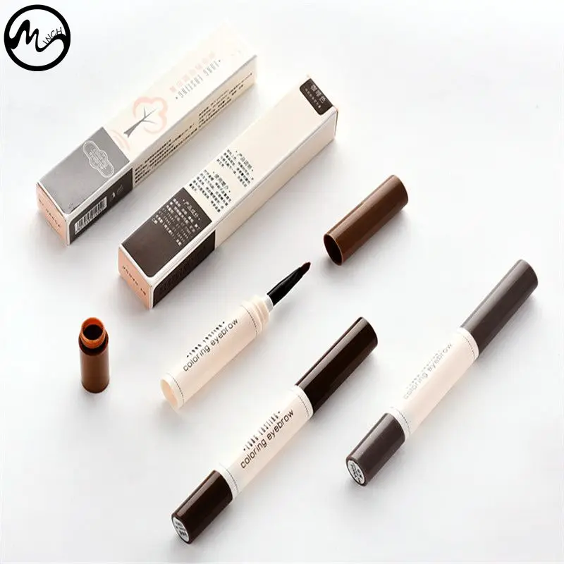 Карандаш MINCH для макияжа бровей ручка татуажа 4 цвета Стойкая краска крем