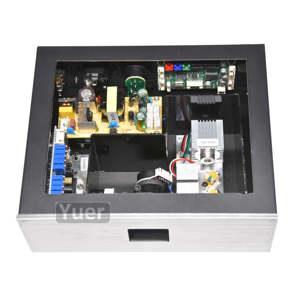 Лазерный прожектор RGB 2 шт./лот 1 Вт DMX512 со звуковым управлением освещение для