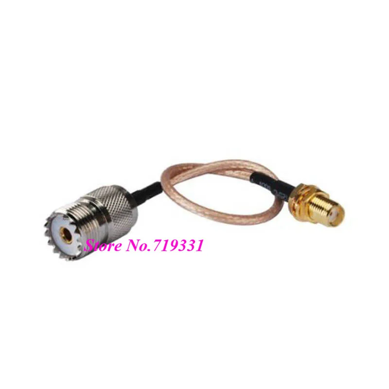 10pcs Electronics Antenna Cable UHF - SMA Female to SO-239 Connectors 20cm | Обустройство дома