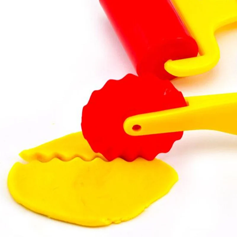 

6Pcs/set Funny Color Play Dough Model Tool Toys 3D Plasticine Tools Playdough Set Clay Moulds Deluxe Set Learning Education Toy