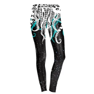 Осьминог футболка Косплэй костюм с капюшоном MS Мужская мода свободные большой