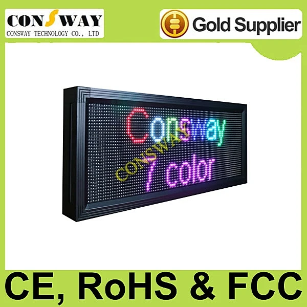 Бесплатная доставка и одобренное СЕ прокрутки led доска панель с цветом RGB размер