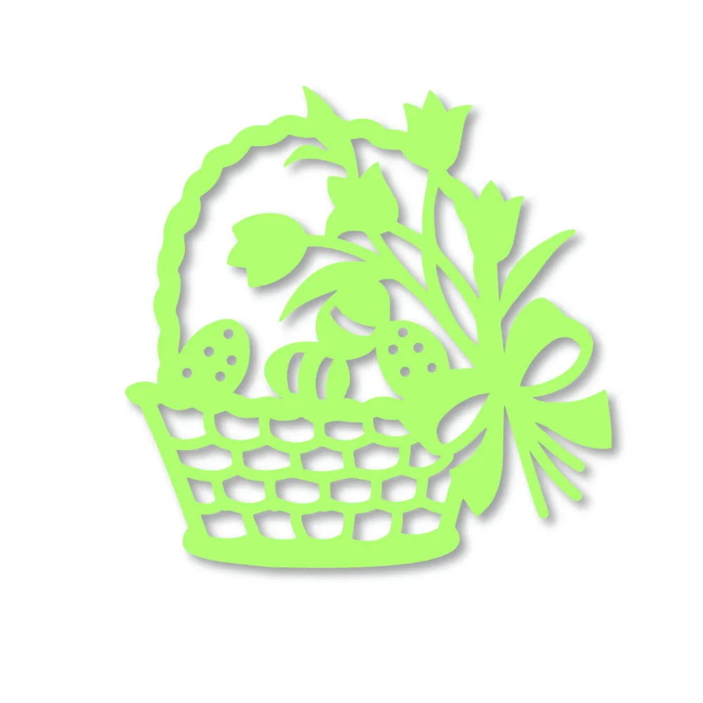 Ufurty Handcraft Metal Cutting Dies New 2019 Egg Easter Basket Embossing Die Stencil for DIY Scrapbooking Album Card Decorative | Дом и сад