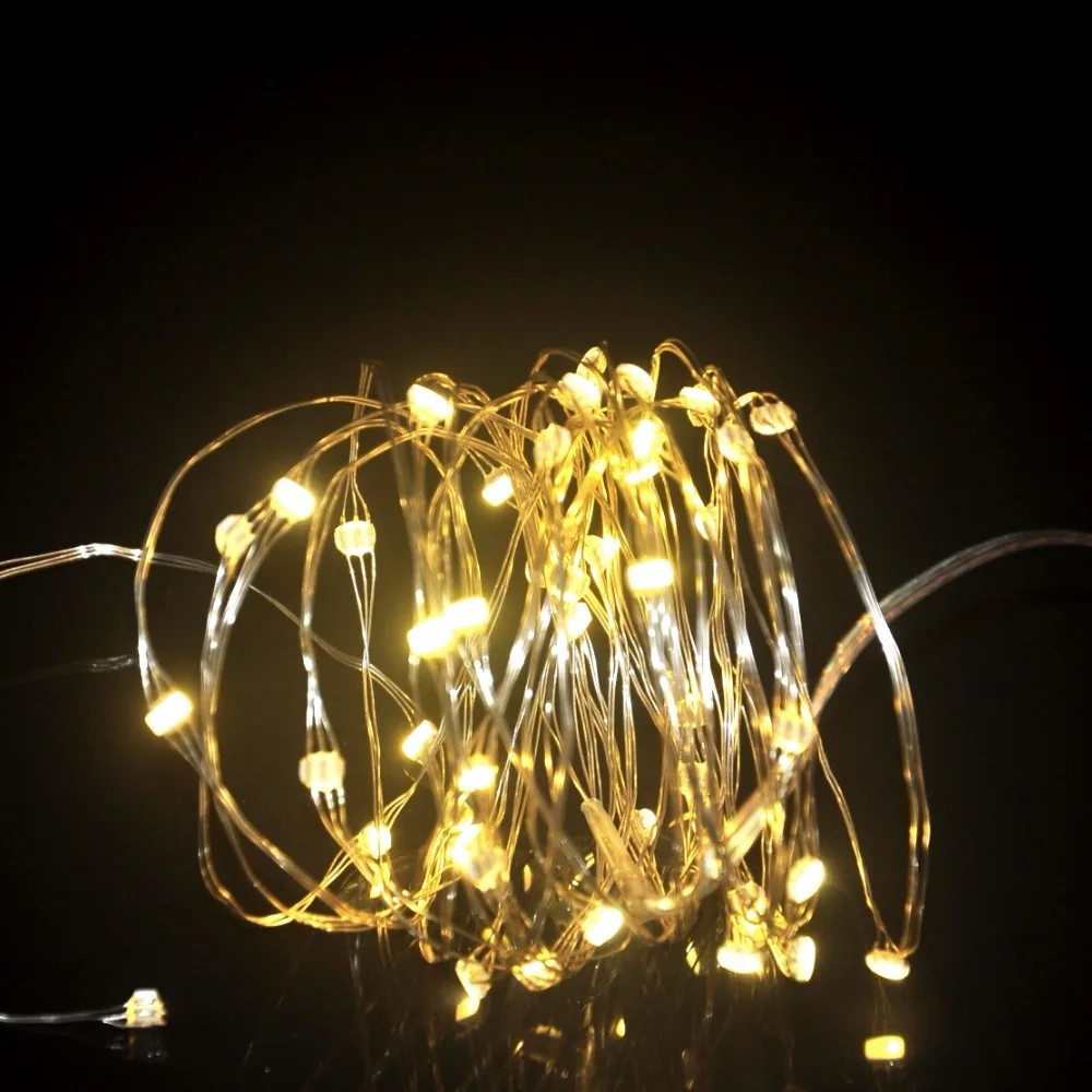 СВЕТОДИОДНАЯ Гирлянда RGB + теплый белый светодиодный светильник s usb батарейный