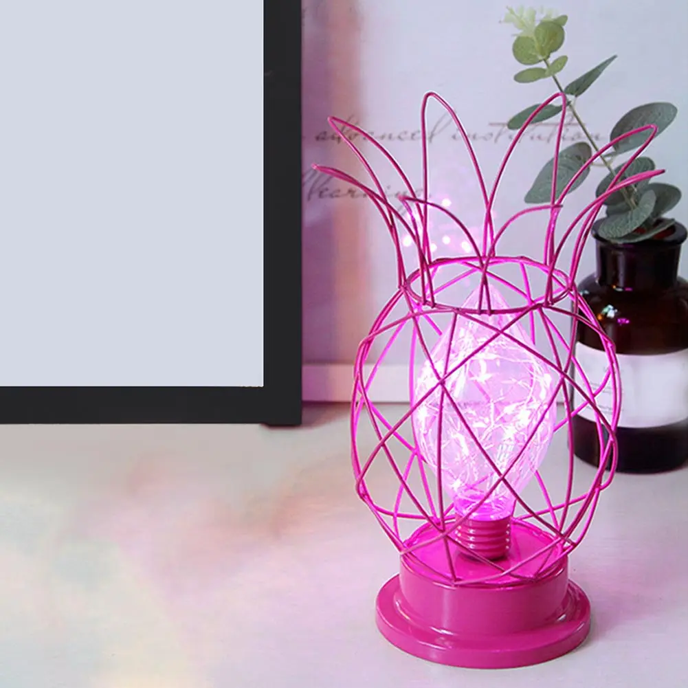 Спальня форма ананаса Крытый декоративный ночник Домашний Настольный