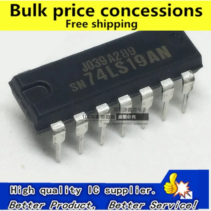 Freeships 10 шт./50 шт./100 шт. SN74LS19N HD74LS19P 74LS19 прямая вставка DIP14 шестикимовый триггерный