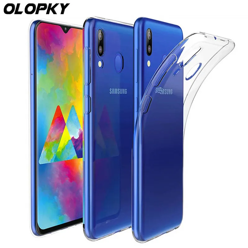 Прозрачный мягкий силиконовый чехол из ТПУ для samsung Galaxy M20 SM-M205FN/DS SM-M205F/DS M205F |