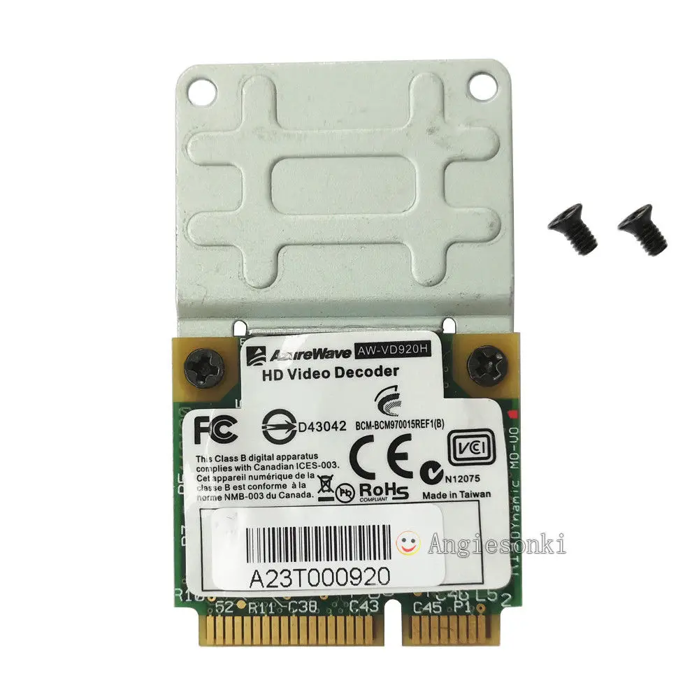 0JPDYC Broadcom AW-VD920 BCM970015 70015 Mini PCI-E APPLE TV 1080p | Компьютеры и офис