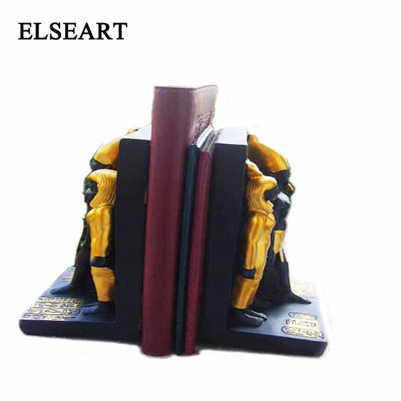 A pair of Ancient Egypt Vintage Resin Bookend Shelf Holder Office Supplies Home Decoration Book Stand | Дом и сад
