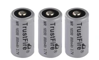 8pcslot trustfire imr 18350 800mah 3 7v rechargeable lithium battery li ion batteries for e cigarettes flashlights