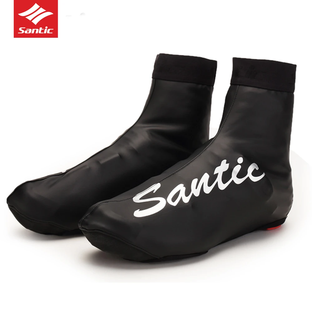 Santic зимняя ветрозащитная велосипедная Крышка для обуви Мужская