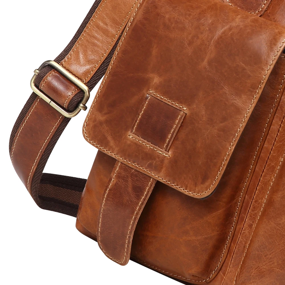 Сумка портфель JOYIR Мужская для ноутбука из натуральной кожи 2019|business messenger bag|business