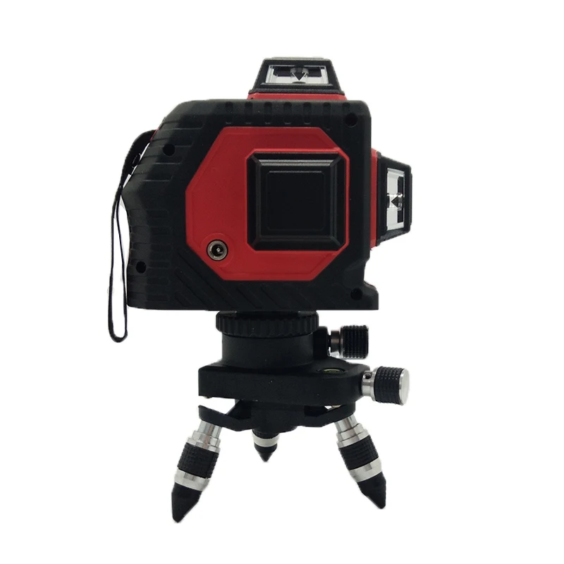 

Xeast 12 lines red beam 360 degree cross line laser level 3D wall sticking instrument
