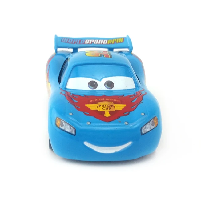 Disney Pixar Cars Gold Dinoco синий черный полицейский Молния Маккуин литой игрушечный автомобиль для детей 1:55 Свободный бренд и