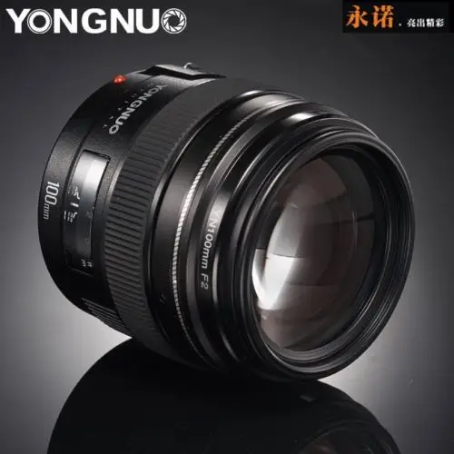 Телеобъектив YONGNUO YN 100 мм F2 средний объектив с основной диафрагмой и автофокусом