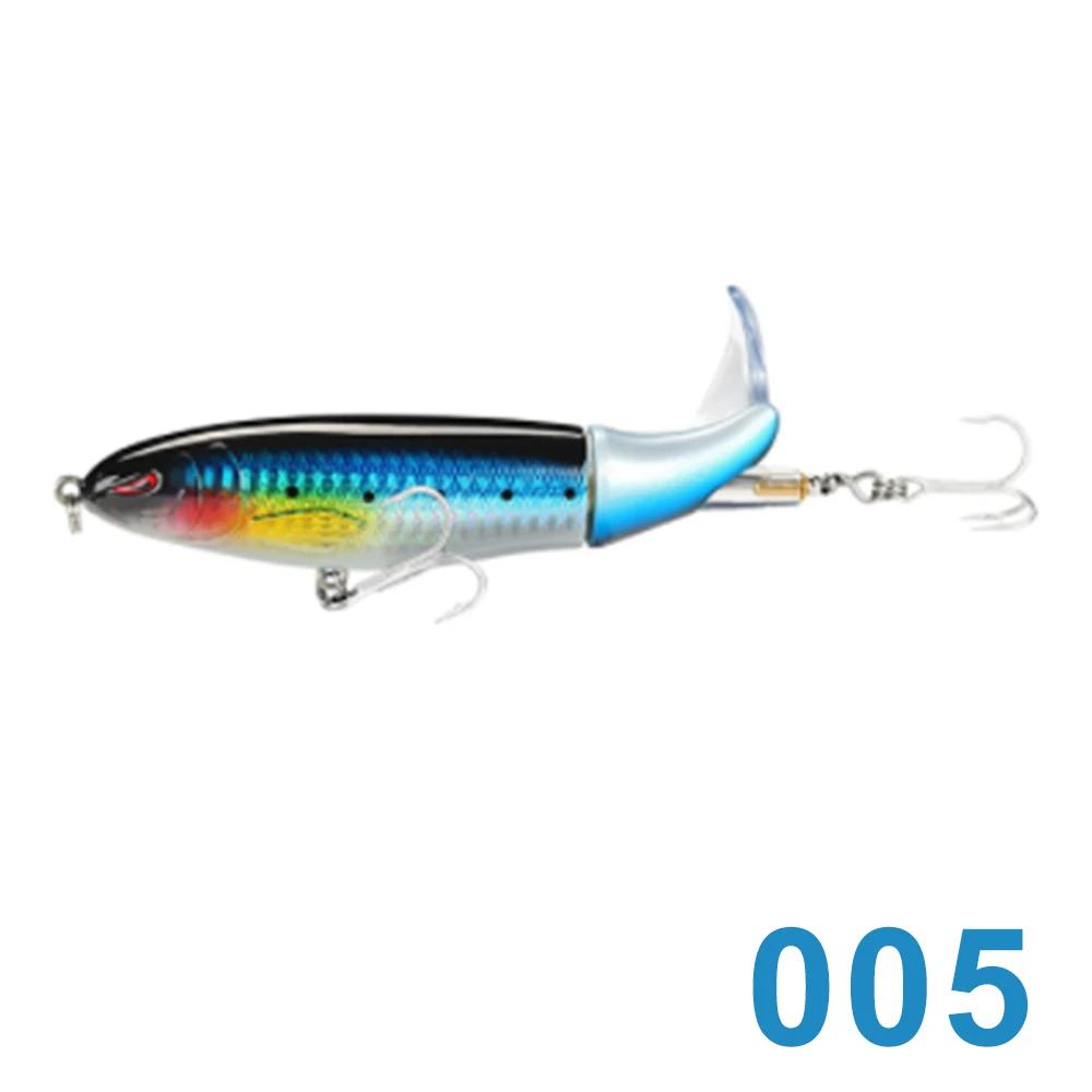 Hunthouse Whopper Plopper, жесткая приманка-карандаш с верхней водой, приманка для рыбалки, 9 см, 13 г, 13 см, 39 г, мягкая, вращающийся хвост, искусственная приманка - Color: 005