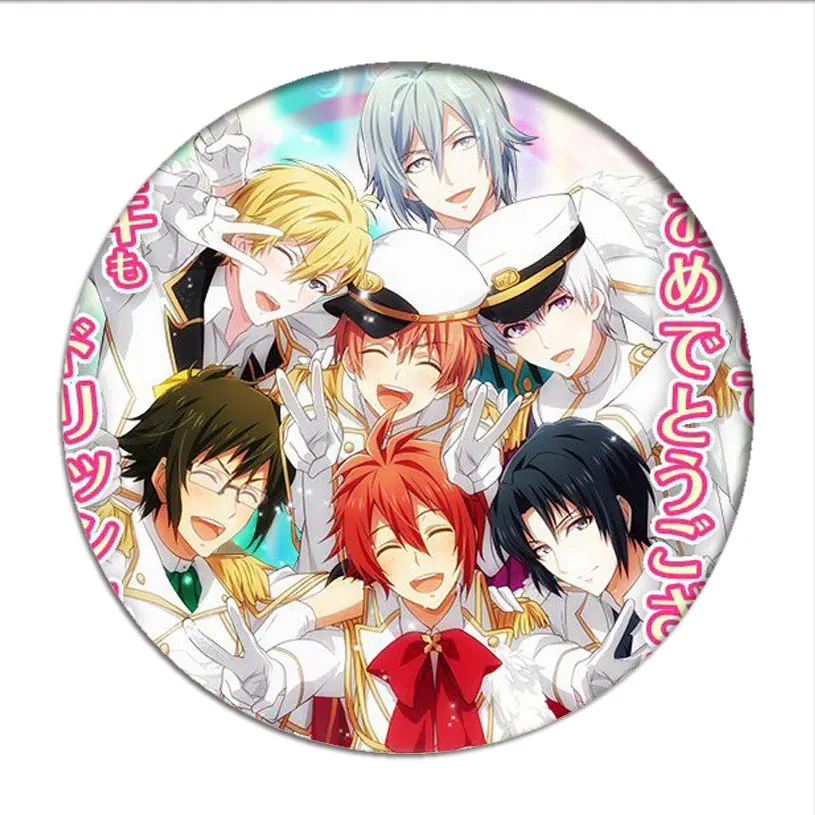 Японская игра Idolish7 Косплей значки IZUMI IORI брошь булавки NIKAIDO YAMATO Иконка MITSUKI