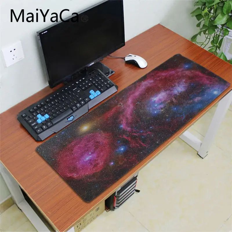 MaiYaCa Galaxy Красочные звездное небо неповторимый Настольный коврик игровой для мыши