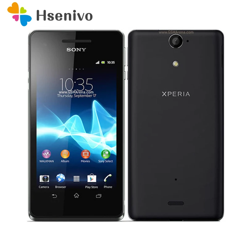 Оригинальный Восстановленный телефон Sony Xperia V оригинальный Lt25i Android двухъядерный