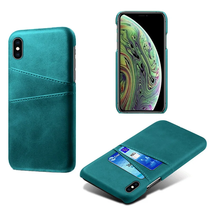 Роскошный чехол с держателем для карт iPhone 5 5s 6 6s 7 8 Plus 5se кожаный кошелек iphone X XR XS 11
