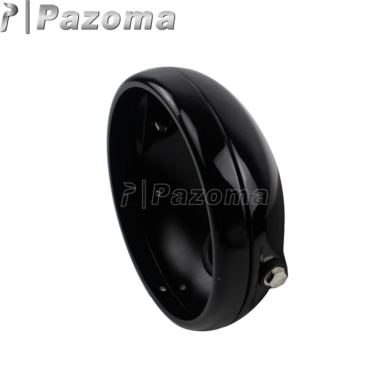 7 Inch Motorcycle Headlamp Shell 7&quot Motorbike Led Headlight Housing Bucket Trim Ring For Harley Honda Yamaha YBR125 YBR 125 |