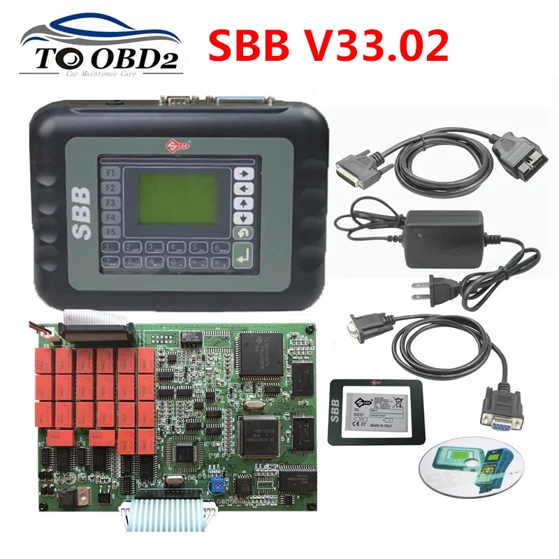 SBB V33.02 Новейший SBB V33. 02/v46. 02 Автомобильный ключ программист автоматический ключ транспондер программируемый инструмент последняя конфигурация, простота в эксплуатации - Цвет: SBB V33.02