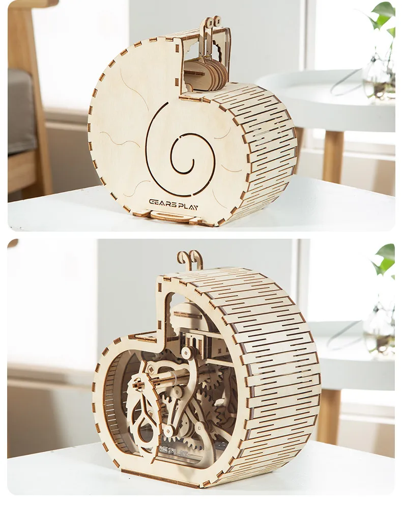 DIY 3D деревянная ручная головоломка, игрушка ручной работы, головоломка для девочек, коробка для хранения ювелирных изделий на День отца, День святого Валентина