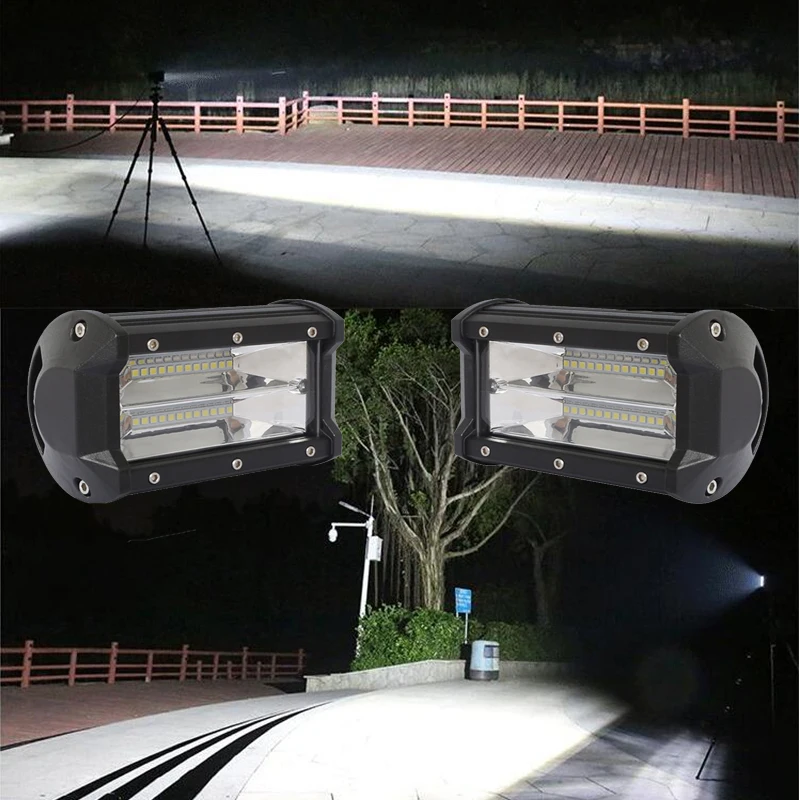 Автомобильные фары moto led 12 в 72 вт вспомогательные рабочие LED Moto противотуманные