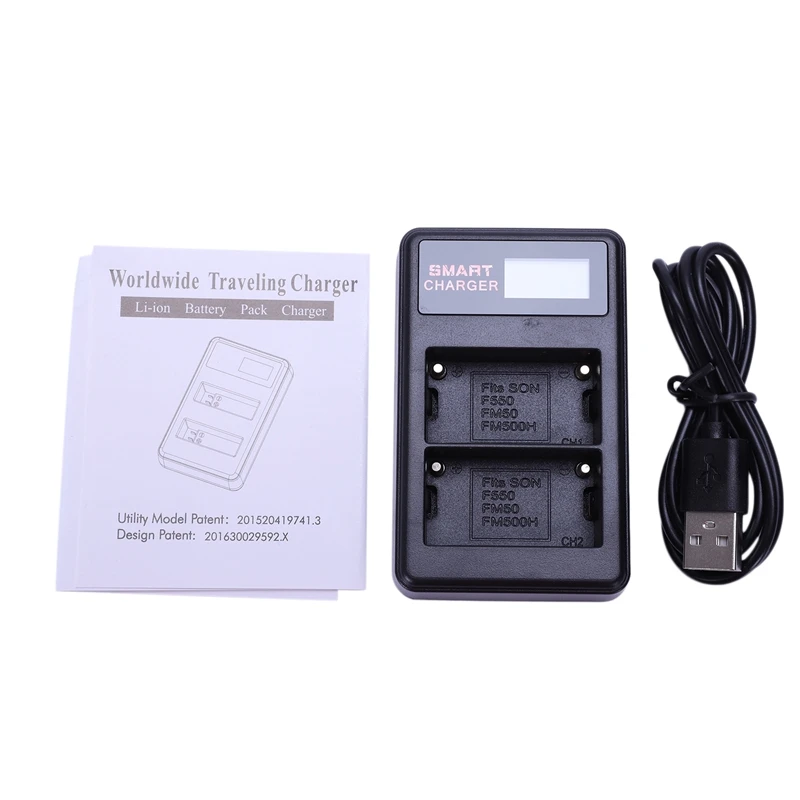Lcd двойное тонкое зарядное устройство для Np-F570 Np-F550 и Np-F330 Rv200 Sc5 Sc9 Sc55 Tr1 Tr215 Tr516 Tr716
