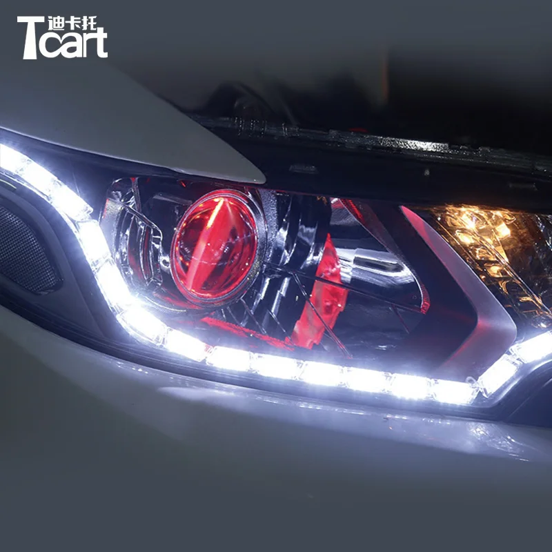 Tcart автомобильный гибкий светодиодный светильник с поворотом для Kia rio ceed soul sportage