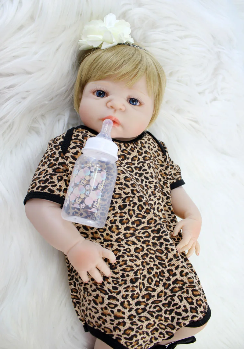 Полностью силиконовая Реалистичная кукла реборн BZDOLL мягкая виниловая для