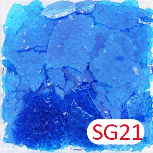 SG21 150 г стекло стекловолокно разбитое стекло цветное защитное стекло, зеленые красные синие кофейные оранжевые Стеклянные детали - Цвет: SG21