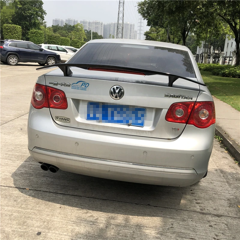 Для JE TTA спойлер 2006-2013 для Volkswagen Sagitar TF надрезаемая подкладка, ABS Материал Автомобиля Заднее Крыло праймеры цвет задний спойлер