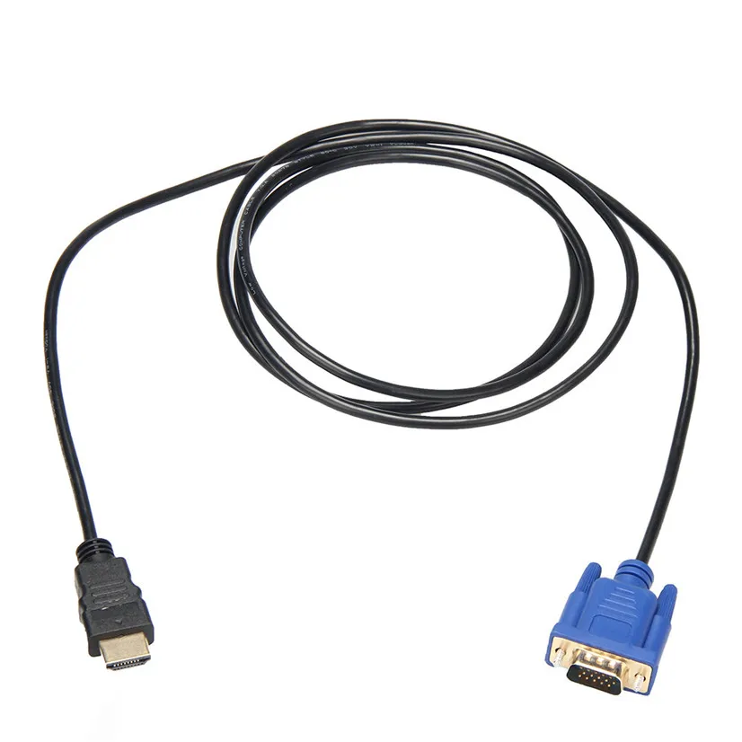 Цена по прейскуранту завода Новое высокое качество HDMI Золото папа к VGA HD 15 15pin