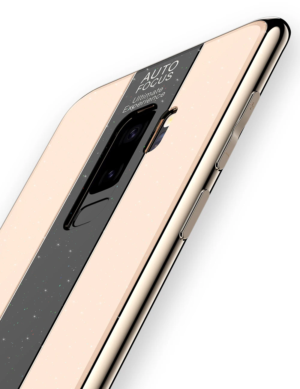 YueTuo Coque, чехол, чехол, для samsung Galaxy S9 Plus S 9 S9Plus, роскошный блестящий чехол из закаленного стекла для задней панели телефона 360 чехол s