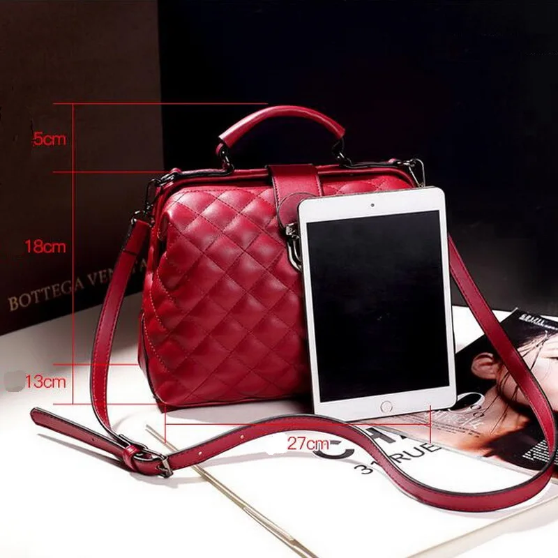 

FUNMARDI Fashion Diamond Lattice Shoulder Bags For Women Handbag PU Leather Female Bag Brand High Quality Crossbody Bag WLAM0225