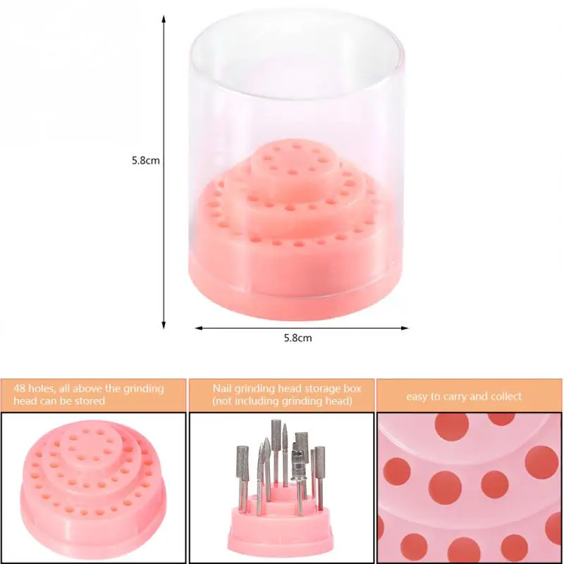 Портативная фреза для маникюра с 48 отверстиями|Ювелирная фурнитура и компоненты|